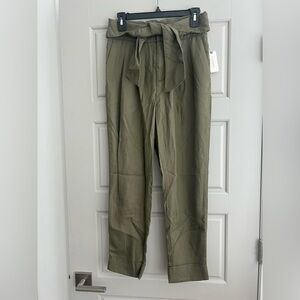 Olive Green Cropped Women’s Pant